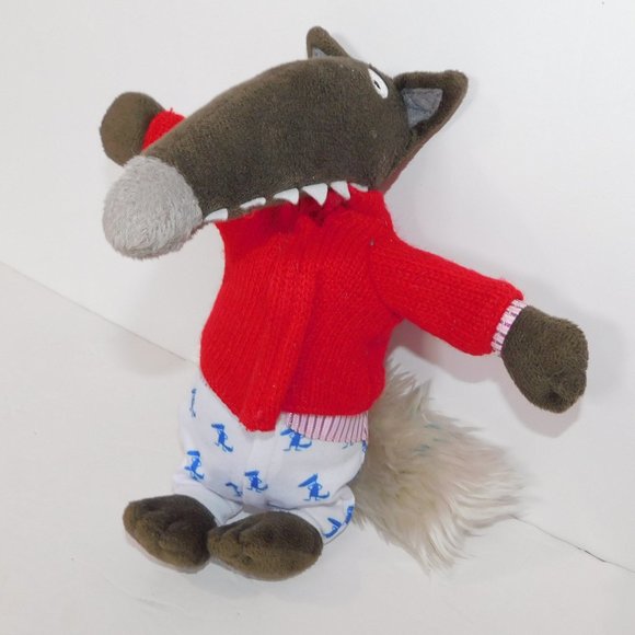 Auzou Le Loup The Little Wolf 10" Plush Stuffed Doll - Picture 2 of 5